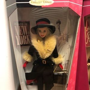 Mattel 1998 winter in New York Barbie!